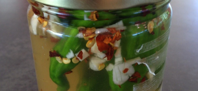 Homemade Pepperoncinis in 5 Minutes Homemade Pepperoncinis in 5 Minutes