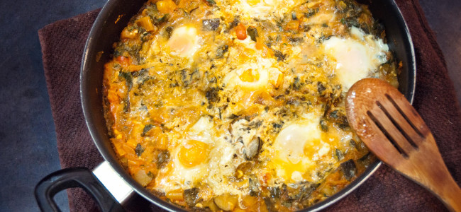 Vegetarian Yellow Shakshuka