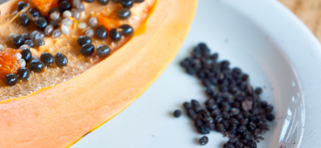 Papaya Seeds: DIY Black Pepper