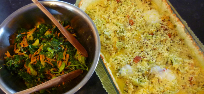 Tarta de Coliflor y Queso Tarta de Coliflor y Queso